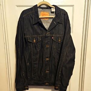 Levi's Men's Black Denim Trucker Jacket XL